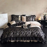 Taooba Romantic Butterfly Embroidery Bedding Set