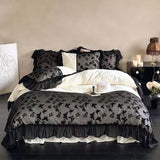 Taooba Romantic Butterfly Embroidery Bedding Set