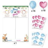 Gender Reveal Boy or Girl Voting Game Poster Board With Stickers Baby Gender Reveal Party Supplies Baby Shower Decoration