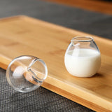 Taooba-3/6pc Mini Milk Glass Cup Espresso Mug High Temperature Resistant Glass Milk Sharing Cup Coffee Mugs Sauce Seasoning Dish Cup