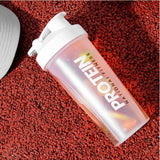 1pc Shaker Bottles with Stirring Ball Gym Sports Protein Powder Mixing Bottle Outdoor Portable Leak Proof Plastic Cup Drinkware