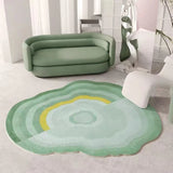 Living Room Carpet Fashion Light Luxury Irregular Shaped Fluffy Plush Warm Non-slip Bedroom Lounge Rug Children's Crawling Mats