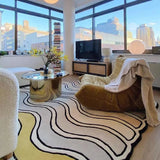 Carpet for Living Room  IG Rainbow Irregular Shape Bedroom Plush Mat Large Area Modern Light Luxury Fluffy Rug Ковер Tapis 러그