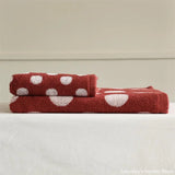 Taooba-Bathroom Cotton Towel Set Retro Dots Soft Cotton Body Skin-friendly Bath Towel Absorbent Face Towel  Beach Towel 70*140cm