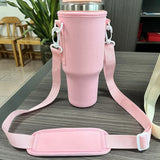 Taooba-1pc 40oz Nuovoware Water Bottle Carrier Bag for Stanley Quencher Adjustable Shoulder Strap Mug Cover Bottle Holder Cup Sleeve