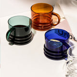 Taooba Colored Aura Glass Cup