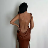 Taooba Emmett Backless Long Dress