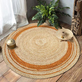 Living Room Carpet Natural Jute Traditional Hand Knitting Wear Resistant Durable Rug Modern Minimalism Soft Comfortable Mats