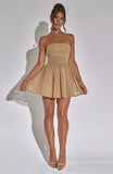 Taooba Glitter Glam Mesh Mini Bow Dress