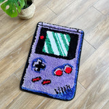 Taooba Christmas Gift Hand-held Game Device Tufted Rug GameRoom Funny Childhood Memories Flocking Carpet Floor Anti Slip Doormat Aesthetic