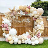 Macaron Pink Balloon Garland Arch Kit Wedding Birthday Party Decoration Kids Globos Gold Confetti Latex Ballon Baby Shower Girl