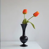 Taooba-Black Sculptural Glass Vase