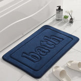 Memory Foam Bath Mat Absorbent Non-slip Carpets Foot Pad Bathroom Bath in Wash Basin Bathtub Side Floor Rug Shower Room Doormat