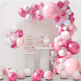 Pink Macaron Balloon Garland Arch Kit Wedding Birthday Party Decor Kid Baby Shower Latex Ballon Chain Wedding Party Decor Balloo