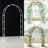 Wedding Arch Decorative Plastic Flower Frame Garden Backdrop Pergola Stand Rustic Wedding Birthday Party Decoration DIY Arch