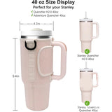 Taooba-1pc 40oz Nuovoware Water Bottle Carrier Bag for Stanley Quencher Adjustable Shoulder Strap Mug Cover Bottle Holder Cup Sleeve