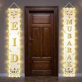 Eid Mubarak Door Banner Ramadan Kareem Banner Ramadan Decoration For Home Islamic Muslim Party Decor Eid Al Adha Gifts