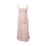 Taooba Flamingo Pink Floral Elegance Dress