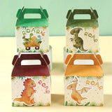 Dinosaur Animal Candy Boxes Dinosaur Birthday Party Decoration Kids Gift Packaging Box Baby Shower Decor Supplies Box Bag