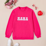 Taooba-Mommy and Me Matching Outfit Mama & Mama's Bestie Sweatshirt Flared Pants Valentines Mother's Day Gifts Clothes Sets Streetwear