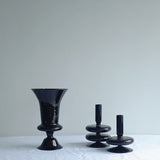 Taooba-Black Sculptural Glass Vase