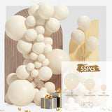 White Gold Balloon Garland Arch Kit Happy Birthday Party Decoration Kids Wedding Birthday Balloon Latex Baloon Baby Shower