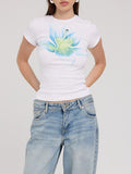 Taooba Rena Floral Print T-Shirt