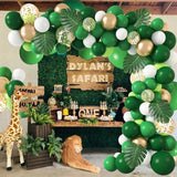 Metal Green Gold Balloon Garland Arch Kit Kids Birthday Wedding Party Matte Black White Latex Balloons Baby Shower Decorations