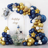 98pcs Navy Blue Balloons Arch Kit Balloon Wedding Birthday Boy Party Decor Mariage Anniversaire Graduation Ballon Blue Garland