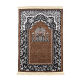 Chenille Printing Prayer Mat Muslim Portable Ramadan Mats Eid Gift Travel Praying Rug Islam Worship Floor Mats Carpets Non-slip