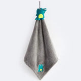 Taooba-Towel cute hand towels hanging wipes Japanese coral fleece wipes hutch defends a towel