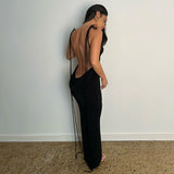 Taooba Emmett Backless Long Dress