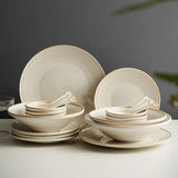 Taooba-Bowl and Dish Set for Home Use: Simple Modern High end Light Luxury housewarming Ceramic Japanese Plate and Bowl