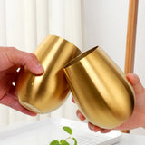 Taooba-1pc 500ml Stainless Steel Beer Wine Cup Rose Gold Tumbler Cocktail Juice Milk Cup Metal Drinking Mug for Bar Outdoor Drinkware