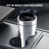 500/750ml Stainless Steel Protein Powder Shaker Bottle Leak Proof Water Bottle for Gym Fitness Sport Whey Shakes Cup with Scale