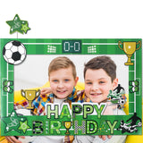 Football Theme Photo Props for Boys Birthday Party Soccer Themed Photo Booth  Frame Kids Birthday Sports Party Decorations