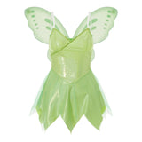 Taooba-Women Sleeveless Mini Dress with Butterfly Wings Fairy Cosplay Costume Halloween  Elf Dress