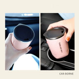 Taooba-1pc 300ML Thermal Mug Beer Cups Stainless Steel Vacuum Flask Insulated Tumbler Cup with Lid Travel Water Bottle Iced Coffee Cup