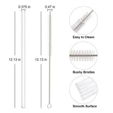 Taooba-7pcs Replacement Straw Compatible with Stanley 30 Oz 40 Oz Cup Tumbler 6 Pack Reusable Straws with Cleaning Brush Hose