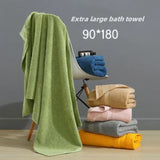 Taooba-Absorbent Cotton Bath Towel, All Cotton, Enlarged, 90*180, Large, New