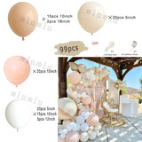 Taooba Color Palette Retro Green Balloon Garland Arch Kit Wedding Birthday Balloons Decoration Party White Balloons For Baby Shower Decor Supplies