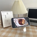 Transparent Acrylic Mobile Phone Bracket Portable Simple Dormitory Desktop Decoration Rechargeable Simple Mobile Phone Rack