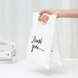 100pcs Thank You Packaging Bags for Small Business Plastic Gift Bag with Handle Christmas Birthday Wedding Gift Package  Box