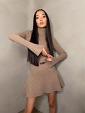 Taooba Blissful Bulwark A-Line Sweater Dress