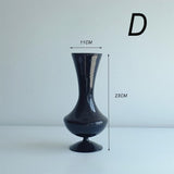 Taooba-Black Sculptural Glass Vase