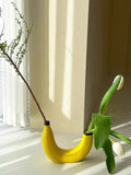 Taooba-Banana Vase Design Cute Resin Ornaments INS Style Nordic Creative Flower Arrangement Home Decoration