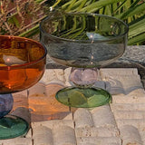 Taooba Colorful Glass Dessert Bowl