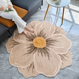 Fashion Advanced Living Room Carpet Special-shaped Flowers Coffee Tables Plush Mat Decorate Bedroom Fluffy Rug ковер Tapis 러그