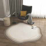 Irregular Shape Round Living Room Carpet Home Decoration Coffee Tables Plush Mat Light Luxury Bedroom Fluffy Rug Ковер Tapis 러그