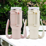 Taooba-1pc 40oz Nuovoware Water Bottle Carrier Bag for Stanley Quencher Adjustable Shoulder Strap Mug Cover Bottle Holder Cup Sleeve